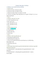 Trắc nghiệm môn triết học mác   lênin chương 1 khái lược về triết học mác 