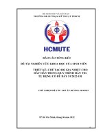 THIẾT kế, CHẾ tạo bộ GIA NHIỆT CHO dây hàn TRONG QUY TRÌNH hàn TIG tự ĐỘNG có bù dây SV2022 181 