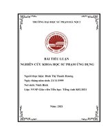 Phân tích những thuận lợi và khó khăn khi thực hiện nghiên cứu khoa học sư phạm ứng dụng theo anhchị, làm thế nào để thực hiện có hiệu quả hoạt động nghiên cứu 