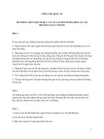 CÔNG ước QUỐC tế ĐỂ THỐNG NHẤT MỘT SỐ QUY TẮC VỀ VẬN ĐƠN ĐƯỜNG BIỂN, KÝ TẠI BRUSSELS NGÀY 25/8/1924