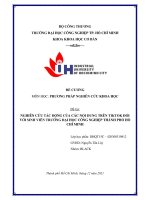 NGHIÊN CỨU TÁC ĐỘNG CỦA CÁC NỘI DUNG TRÊN TIKTOK ĐỐI VỚI SINH VIÊN TRƯỜNG ĐẠI HỌC CÔNG NGHIỆP THÀNH PHỐ HỒ CHÍ MINH