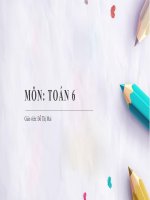 Bài giảng powerpoint toán 6 chân trời sáng tạo  bài 8 dấu hiệu chia hết cho 3, cho 9  mai 