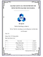 Bài tập lớn thiết kế hệ thống cơ điện tử đề tài thiết kế, mô phỏng xe tự cân bằng dựa vào khái niệm con lắc ngược 