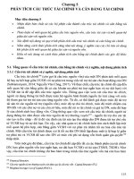 Chương 5  Phân tích cấu trúc và cân bằng tài chính   giáo trình phân tích báo cáo tài chính