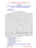 BIỆN PHÁP GIÚP TRẺ TỰ TIN TRONG GIAO TIẾP