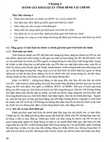 Chương 4  Đánh giá khái quát tình hình tài chính   giáo trình phân tích báo cáo tài chính