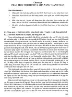 Chương 6  Phân tích tình hình thanh toán, khả năng thanh toán   giáo trình phân tích báo cáo tài chính