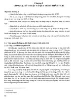 Chương 2  Công cụ, kỹ thuật và quy trình phân tích   giáo trình phân tích báo cáo tài chính