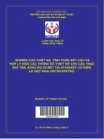 (LUẬN văn THẠC sĩ) nghiên cứu thiết kế, tính toán kết cấu và hợp lý hóa các thông số thiết kế cho cầu trục 20 5 tấn, khẩu độ 30 mét tại xí nghiệp cơ điện LD việt  nga vietsovpetro 