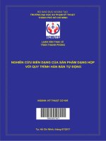 (LUẬN văn THẠC sĩ) nghiên cứu biến dạng của sản phẩm dạng hộp với quy trình hàn bán tự động 