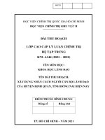 KHOA HỌC LÃNH ĐẠO XÂY DỰNG NHÂN CÁCH NGƯỜI CÁN BỘ LÃNH ĐẠO CỦA HUYỆN ĐỊNH QUÁN, TỈNH ĐỒNG NAI HIỆN NAY