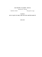 Lập kế hoạch truyền thông nội bộ cho Tổng Công ty cổ phần may Việt Tiến.