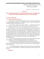 SKKN CÔNG tác CHỦ NHIỆM đạt HIỆU QUẢ CAO