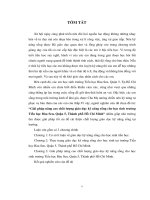 Giải pháp nâng cao chất lượng giáo dục kỹ năng sống cho học sinh trường tiểu học bàu sen, quận 5, thành phố hồ chí minh