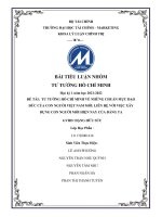 TƯ TƯỞNG hồ CHÍ MINH về NHỮNG CHUẨN mực đạo đức của CON NGƯỜI VIỆT NAM mới  LIÊN hệ với VIỆC xây DỰNG CON NGƯỜI mới HIỆN NAY của ĐẢNG TA 