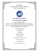 TƯ TƯỞNG hồ CHÍ MINH về NHỮNG CHUẨN mực đạo đức của CON NGƯỜI VIỆT NAM mới  LIÊN hệ với VIỆC xây DỰNG CON NGƯỜI mới HIỆN NAY của ĐẢNG TA 