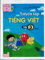 LUYỆN tập TIẾNG VIỆT lớp 3 tập 1 kết nối TRI THỨC PHẠM THỊ HỒNG (1)