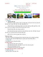 Kế hoạch bài dạy ngữ văn 7 kì 1 sách chân trời snág tạo, chất lượng 