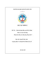 ĐỀ tài phân tích luận điểm của hồ chí minh dân ta xin nhớ chữ đồng đồng tình, đồng sức, đồng lòng, đồng minh 