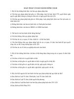 Đáp án 125 câu trắc nghiệm môn EG48 Soạn thảo văn bản hành chính