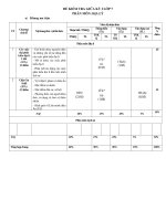 ĐỀ KT GIỮA kì i  địa 7 