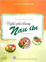 TÀI LIỆU THỰC HÀNH NGHỀ PHỔ THÔNG NẤU ĂN (CẤP TRUNG HỌC CƠ SỞ)