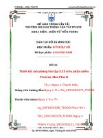 BÁO cáo đồ án môn học đề tài thiết kế, mô phỏng bài tập 5 23 trên phần mềm proteus, max plus II 