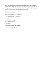 Bài 3 Một cái máy gồm 5 000 bộ phận Xác suất để mỗi bộ phận bị hỏng tại một thời điểm là 0,1% Biết rằng nếu có từ hai bộ phận trở lên bị hỏng thì máy không hoạt động Nếu có một bộ phận bị hỏng thì máy.