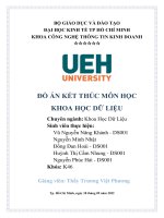 Tiểu luận khoa học dữ liệu