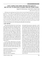 Chất lượng cuộc sống trẻ hen phế quản và một số yếu tố liên quan tại Bệnh viện Nhi Trung ương