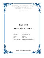 BÁO cáo THỰC tập kỹ THUẬT công ty TNHH phần mềm FPT 