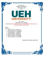 TIỂU LUẬN môn học QUẢN TRỊ học đề tài đạo đức KINH DOANH và TRÁCH NHIỆM xã hội của các DOANH NGHIỆP tại VIỆT NAM