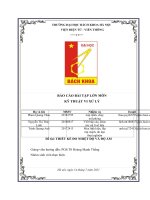 BÁO cáo bài tập lớn môn kỹ THUẬT VI xử lý đề tài THIẾT kế đo NHIỆT độ và độ ẩm 