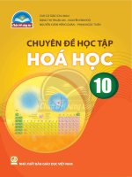 CHUYÊN đề học tập hóa học 10 CHÂN TRỜI SÁNG tạo 