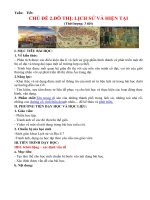 Chủ đề 2  đô thị lịch sử và hiện tại 