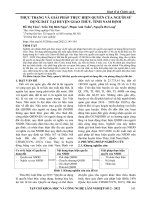 Thực trạng và giải pháp thực hiện quyền của người sử dụng đất tại huyện Giao Thủy, tỉnh Nam Định