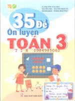 35 đề ôn luyện toán lớp 3 SÁCH kết nối TRI THỨC