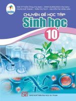 CHUYÊN đề học tập SINH học 10 CÁNH DIỀU 