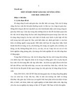 sáng kiến kinh nghiệm rèn kĩ năng sống lớp 5