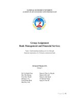 Group assignment bank management and financial services topic understanding banking services through financial statements of a vietnam commercial bank 