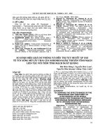 So sánh hiệu quả dự phòng và điều trị tụt huyết áp sau tê tủy sống mổ lấy thai của nordrenaline truyền tĩnh mạch liên tục với tiêm tĩnh mạch ngắt quãng