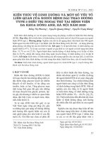 Kiến thức về dinh dưỡng và một số yếu tố liên quan của người bệnh đái tháo đường type 2 điều trị ngoại trú tại Bệnh viện Đa khoa Đông Anh, Hà Nội năm 2020