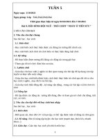 Lớp 5  TUẦN 1 đến 20 THỂ dục 