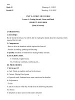 Giáo án tiếng anh 8 sách cũ kì 2  soạn chuẩn cv 5512