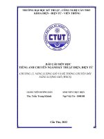 BÁO cáo môn học TIẾNG ANH CHUYÊN NGÀNH kỷ THUẬT điện, điện tử CHƯƠNG 12  NĂNG LƯỢNG GIÓ và hệ THỐNG CHUYỂN đổi NĂNG LƯỢNG GIÓ (WECS) 