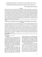 Giải pháp phát triển sản phẩm OCOP tại huyện Mai Sơn tỉnh Sơn La