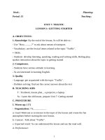 Giáo án tiếng anh 8 mới soạn chuẩn cv 5512 kì 2