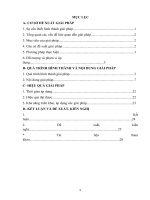 Báo cáo biện pháp thi giáo viên chủ nhiệm giỏi, biện pháp nâng cao hiệu quả công tác chủ nhiệm lớp 9 (2)