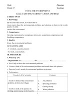 Giáo án tiếng anh 9 chương trình hiện hành  soạn chuẩn cv 5512 (cũ) kì 2