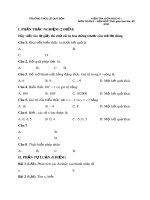 Đề thi giữa học kì 1 môn Toán 8 năm 2021-2022 - Trường THCS Lê Quý Đôn